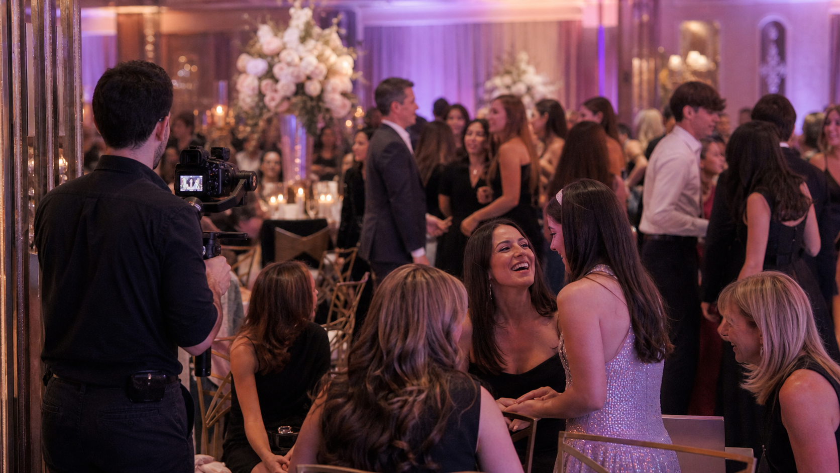 Respectful, discreet event coverage that gives guests room to enjoy the moment